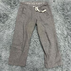 American Eagle Gray Capri Sweatpants Size Small